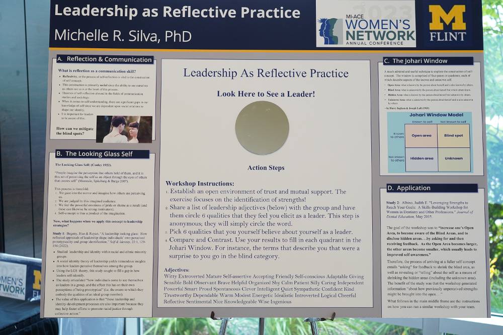 MI ACE Conference Day 1 Poster Leadership as Reflective Practice